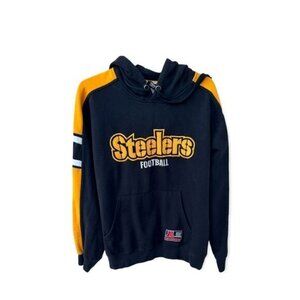 NFL Steelers Pittsburgh Hoodie Sweatshirt Jacket Size L